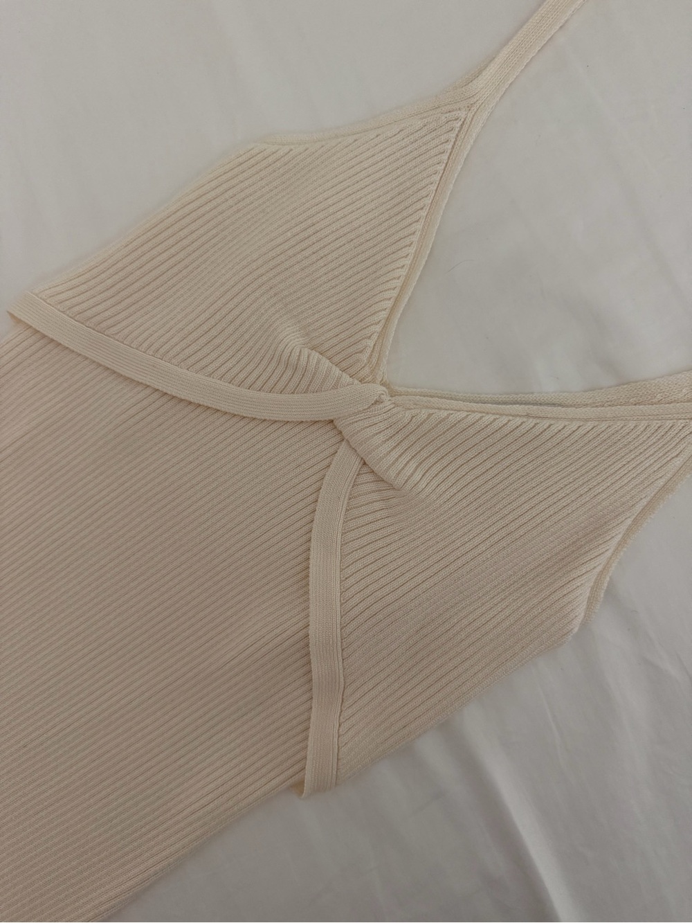 Abercrombie & Fitch *Never Worn* Twist-Front Elevated Knit Midi Dress (S)